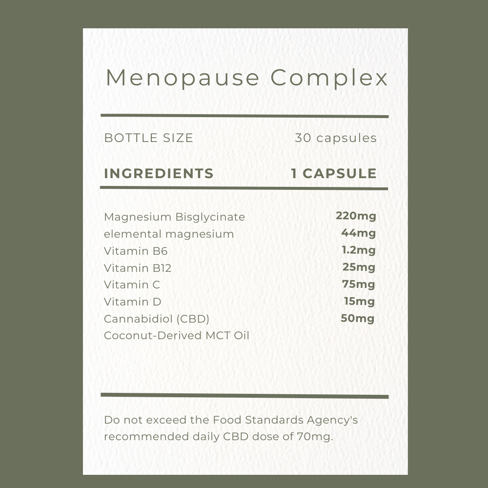 VEE Menopause Complex 1500mg